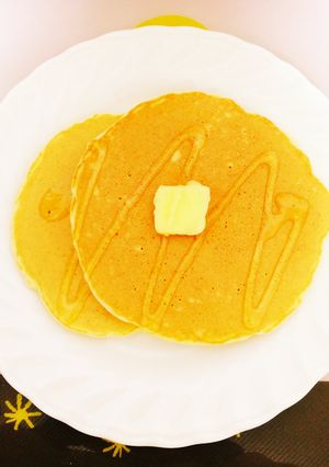 おからでカサ増し!ホットケーキ♡-レシピのメイン写真