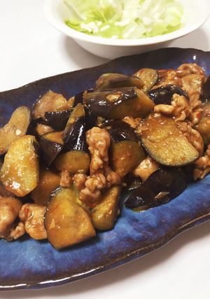 ナスと豚肉のピリ辛炒め-レシピのメイン写真
