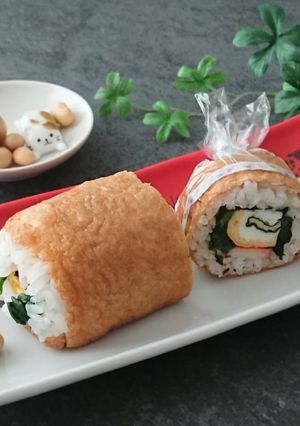 恵方巻き2015リニューアル。稲荷ロール-レシピのメイン写真