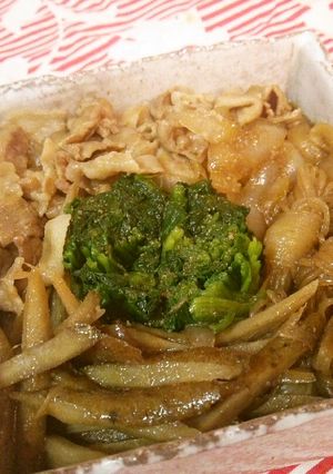 ❀豚バラとごぼうで簡単すきやき風❀-レシピのメイン写真