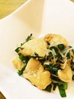 鶏むね肉で作るニラレバ風炒め物-レシピのメイン写真