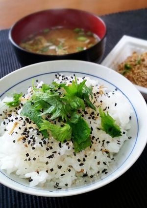 免疫力を高める♪納豆＆大葉乗っけご飯-レシピのメイン写真
