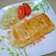 鮭とホワイトソースのパイ包み