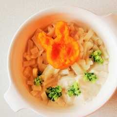 รูปของ デコ離乳食☆ほうとううどん