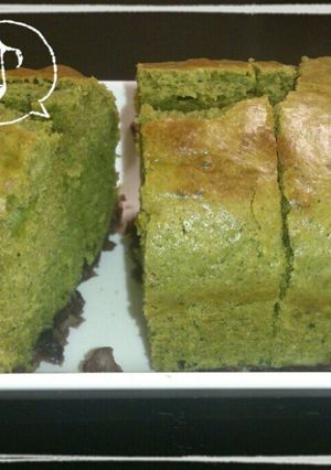 HMで簡単おやつ★抹茶小豆パウンドケーキ-レシピのメイン写真