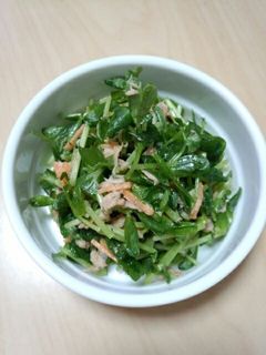 豆苗とツナ缶の簡単レモンサラダ-レシピのメイン写真