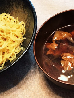 幸楽苑風酸っぱ辛いつけ麺スープ-レシピのメイン写真