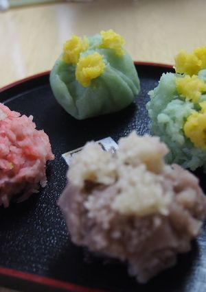 長芋で和菓子＊きんとんとそぼろ-レシピのメイン写真