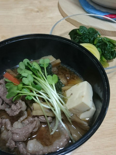 〈なべもの〉遠野産馬肉でさくら鍋-レシピのメイン写真