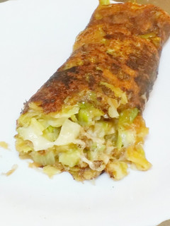 お皿で食べれる♪ロールもんじゃ-レシピのメイン写真