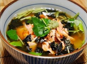 しみじみ美味しい♪ 出汁で食べる鮭茶漬け-レシピのメイン写真
