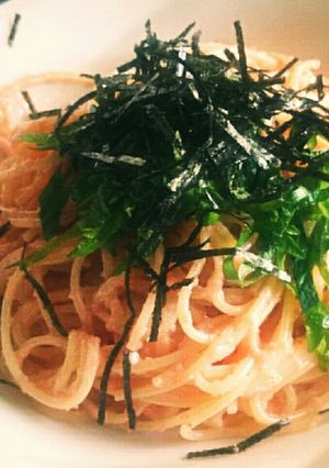 我が家のたらこスパゲッティ♡-レシピのメイン写真