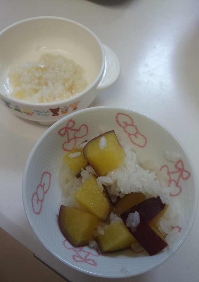 簡単！離乳食も一緒に！さつまいもご飯！-レシピのメイン写真