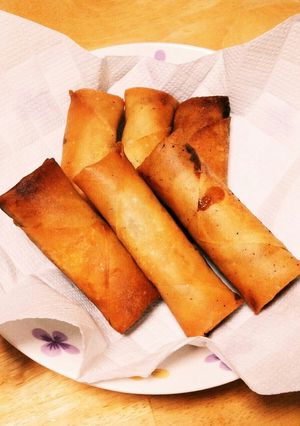 ＊もやしとひき肉で♪しっかり味の春巻き＊-レシピのメイン写真