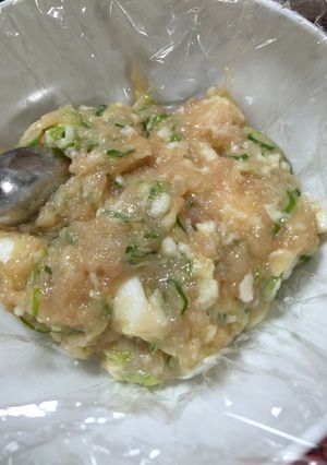 ふわっふわお鍋用鶏団子 ハンペン入り-レシピのメイン写真