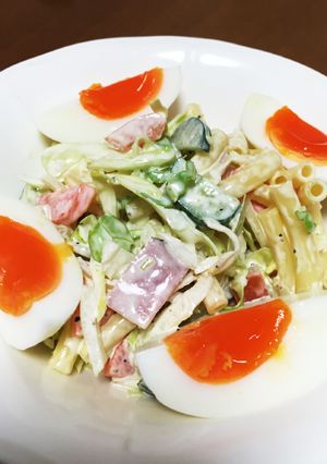 さっぱり〜野菜いっぱいのマカロニサラダ-レシピのメイン写真