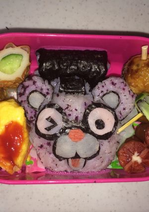 妖怪ウォッチ うんちく魔 キャラ弁 簡単-レシピのメイン写真