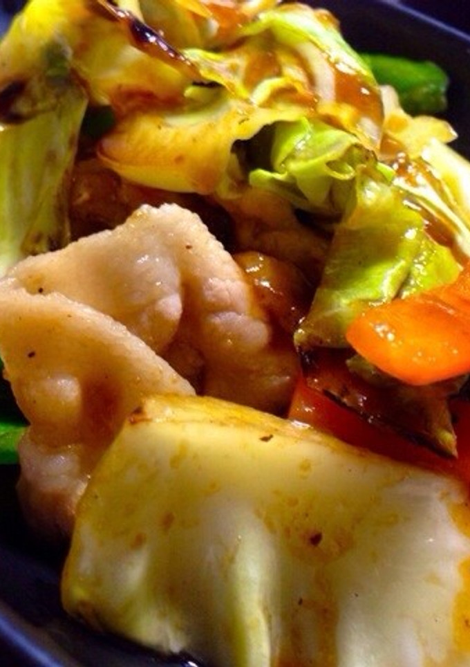 ほっともっとの肉野菜炒めを香ばしく再現！-レシピのメイン写真