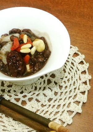 薬膳レシピ：黒豆の煮物を使ったぜんざい-レシピのメイン写真