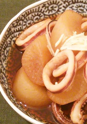 【昆布屋レシピ】イカと大根の煮物♡-レシピのメイン写真