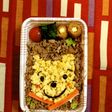 そぼろ弁当なプーさん♡簡単デコ