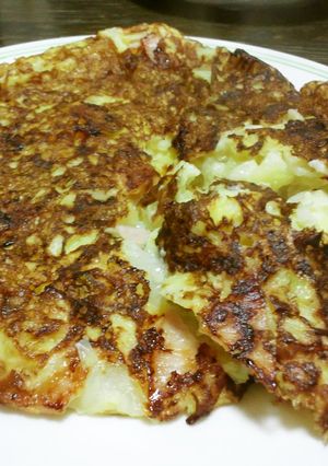 長イモとキャベツのふわトロ焼き-レシピのメイン写真