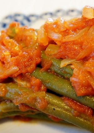 三度豆のトマト味くったり煮込み-レシピのメイン写真