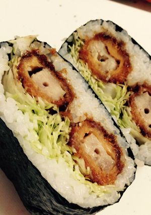 おにぎらず!味噌カツ味-レシピのメイン写真