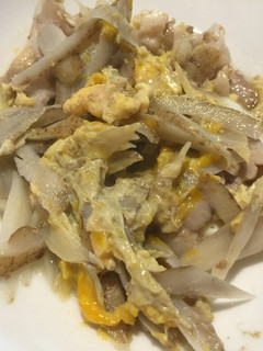 犬ごはん・豚肉の柳川風丼-レシピのメイン写真