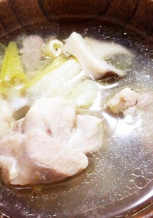 ＊風邪に＊鶏肉とネギのぽかぽかスープ-レシピのメイン写真