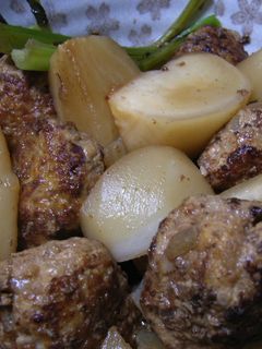 肉団子とカブの煮物-レシピのメイン写真