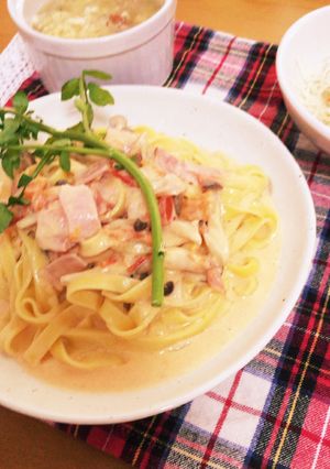 濃厚なトマトクリームパスタ-レシピのメイン写真