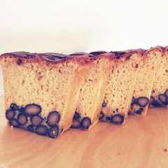 รูปของ 授乳中もOK! きな粉と黒豆のケーキ