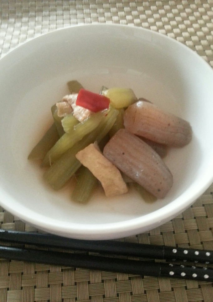 ふきと蒟蒻の煮物-レシピのメイン写真