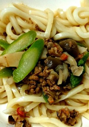 パスタソースで簡単❗バターしょうゆうどん-レシピのメイン写真