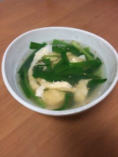 簡単☆ニラと卵の中華スープ-レシピのメイン写真