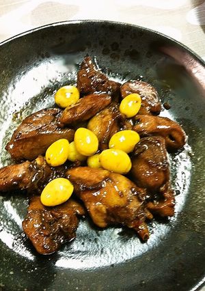鶏レバーぎんなん甘辛煮-レシピのメイン写真
