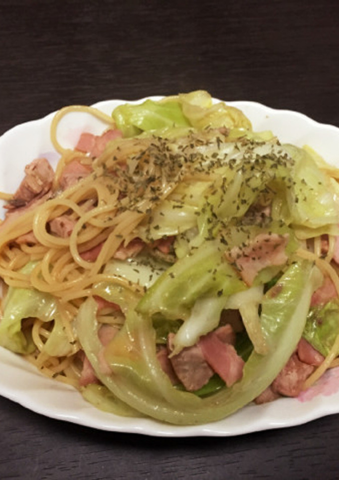 陸海の融合！海鮮と豚の和風パスタ-レシピのメイン写真