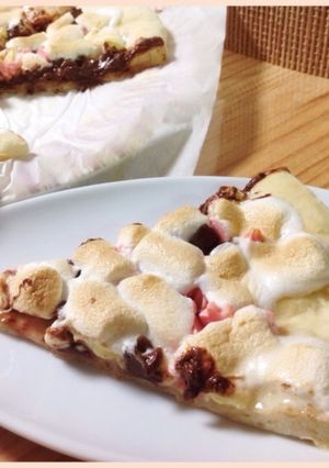 チョコマシュマロピザ-レシピのメイン写真