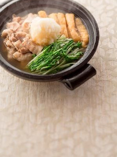 豚肉と水菜のおろしハリハリ鍋-レシピのメイン写真