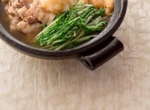豚肉と水菜のおろしハリハリ鍋-レシピのメイン写真