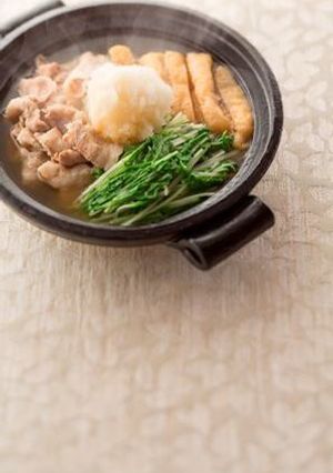 豚肉と水菜のおろしハリハリ鍋-レシピのメイン写真