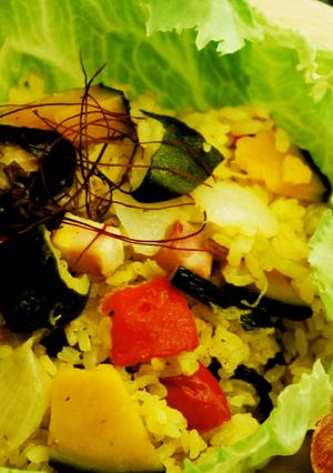 夏野菜★夏野菜の炊き込みご飯-レシピのメイン写真