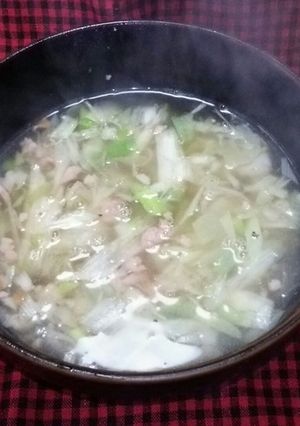 生姜と長ネギのあったかスープ-レシピのメイン写真