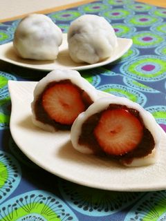 レンジで簡単いちご大福❀-レシピのメイン写真