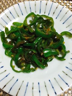ピーマンのおかか醤油炒め-レシピのメイン写真