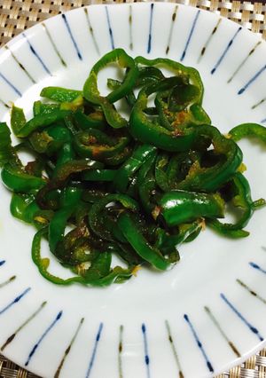 ピーマンのおかか醤油炒め-レシピのメイン写真