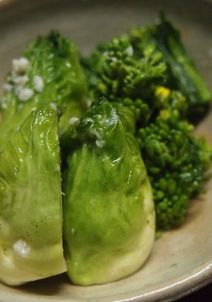 つぼみ菜と菜の花の塩麹漬け-レシピのメイン写真