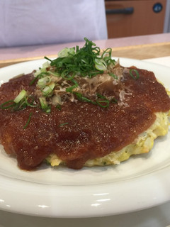 白菜のお好み焼き!大根おろしソース仕立て-レシピのメイン写真