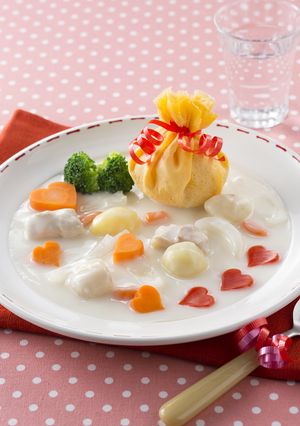 愛情ギュッと♪バレンタインシチュー-レシピのメイン写真